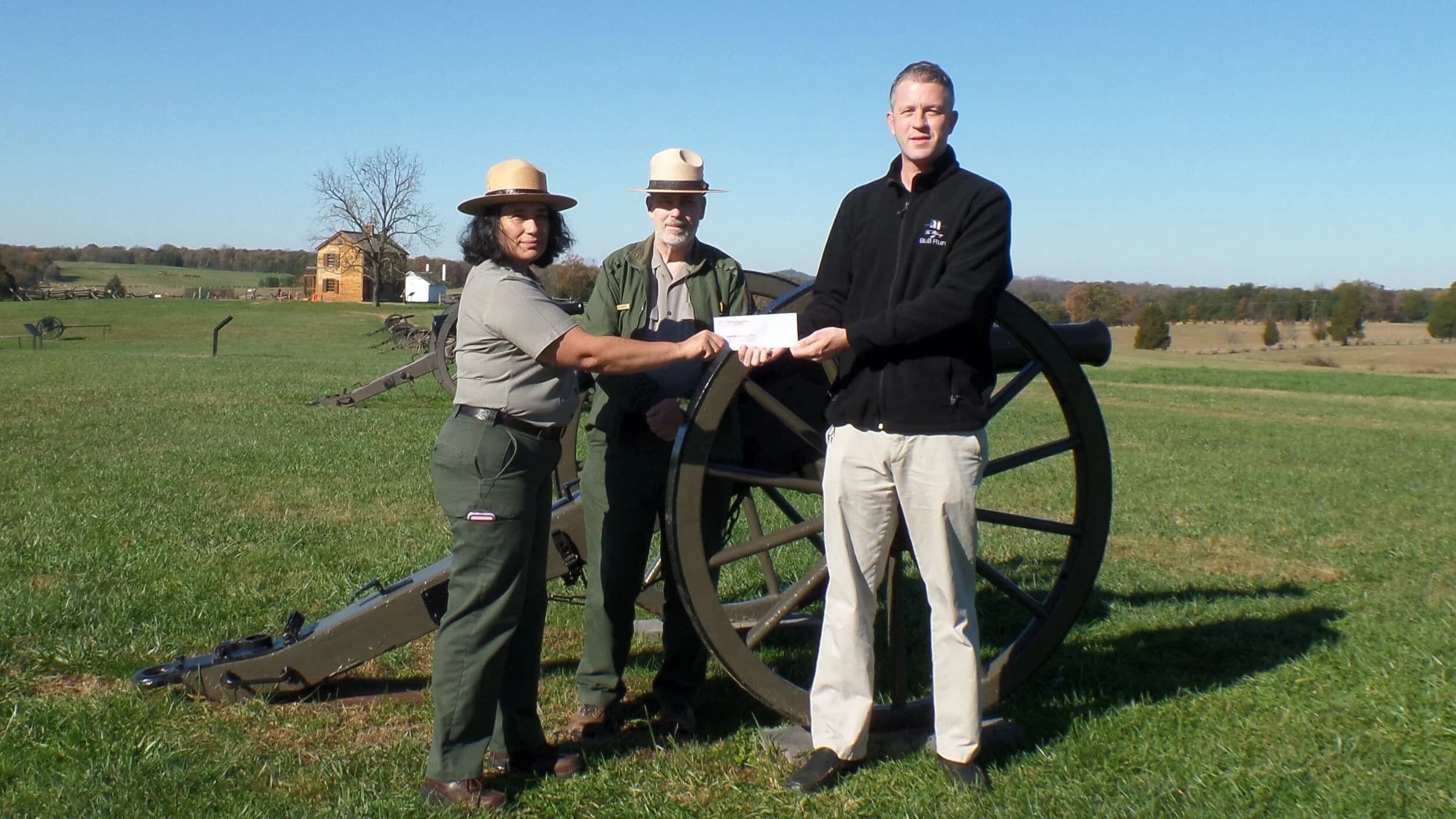 Trust and National Park Service representatives at a preservation partnership event